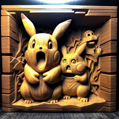 3D model A Scare to Remember Pikachu Joining Rocket dan (STL)